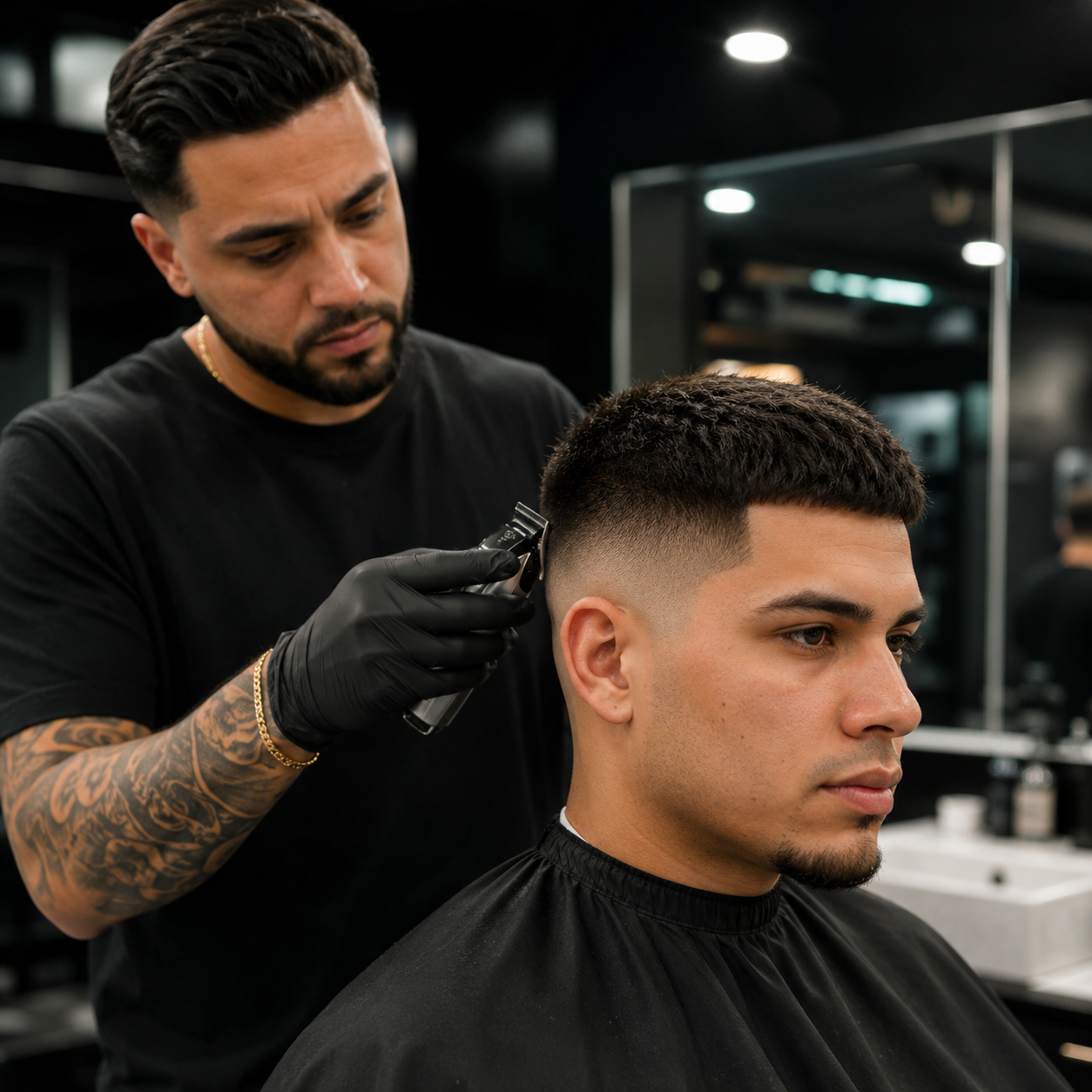 Corte degradado / fade